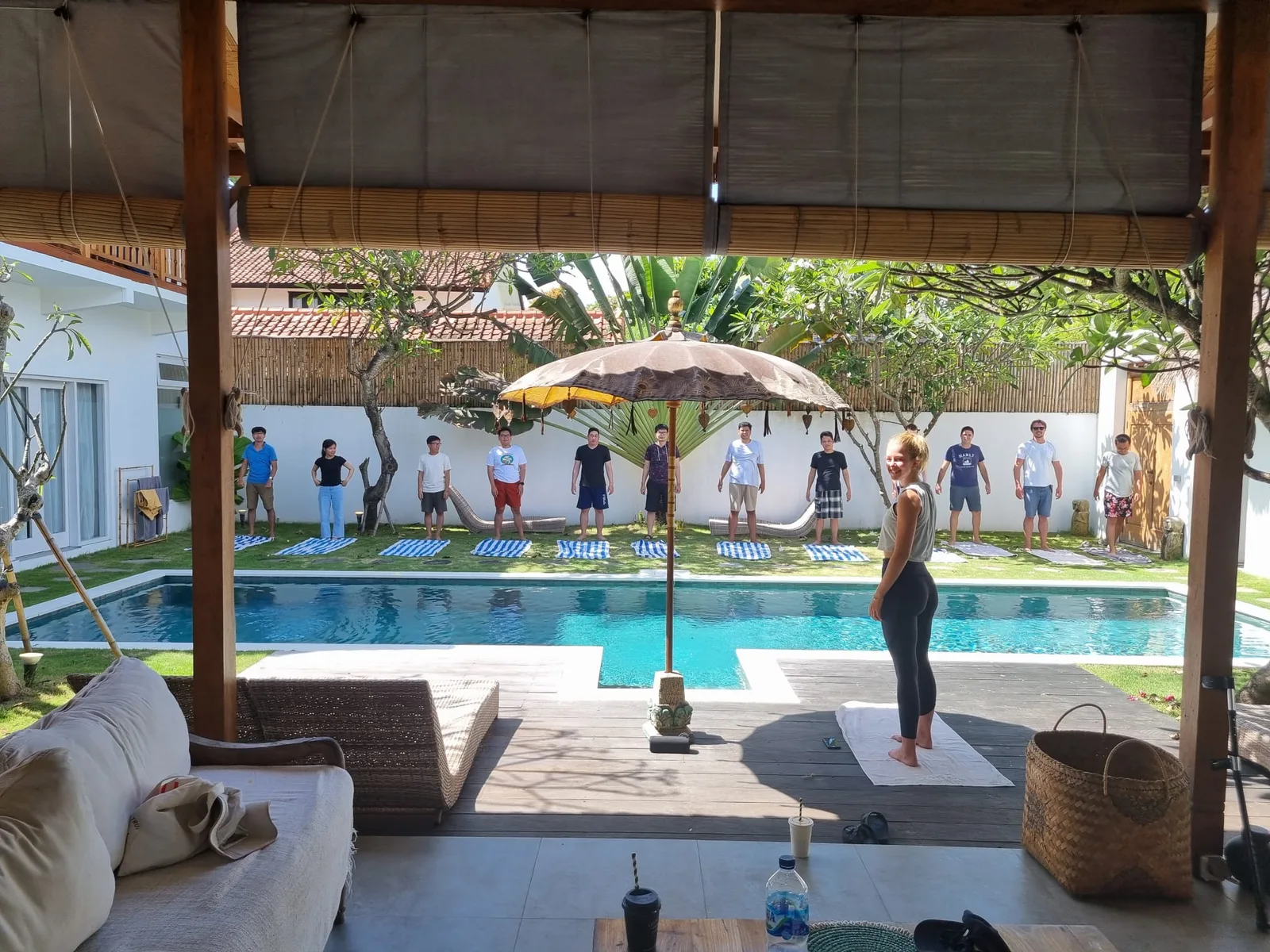 The ComplyFlow team together on a company trip